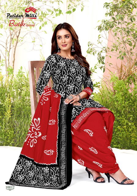 Patidar Batik Special 10 Casual Daily Wear Cotton Printed Cotton Dress Material Collection